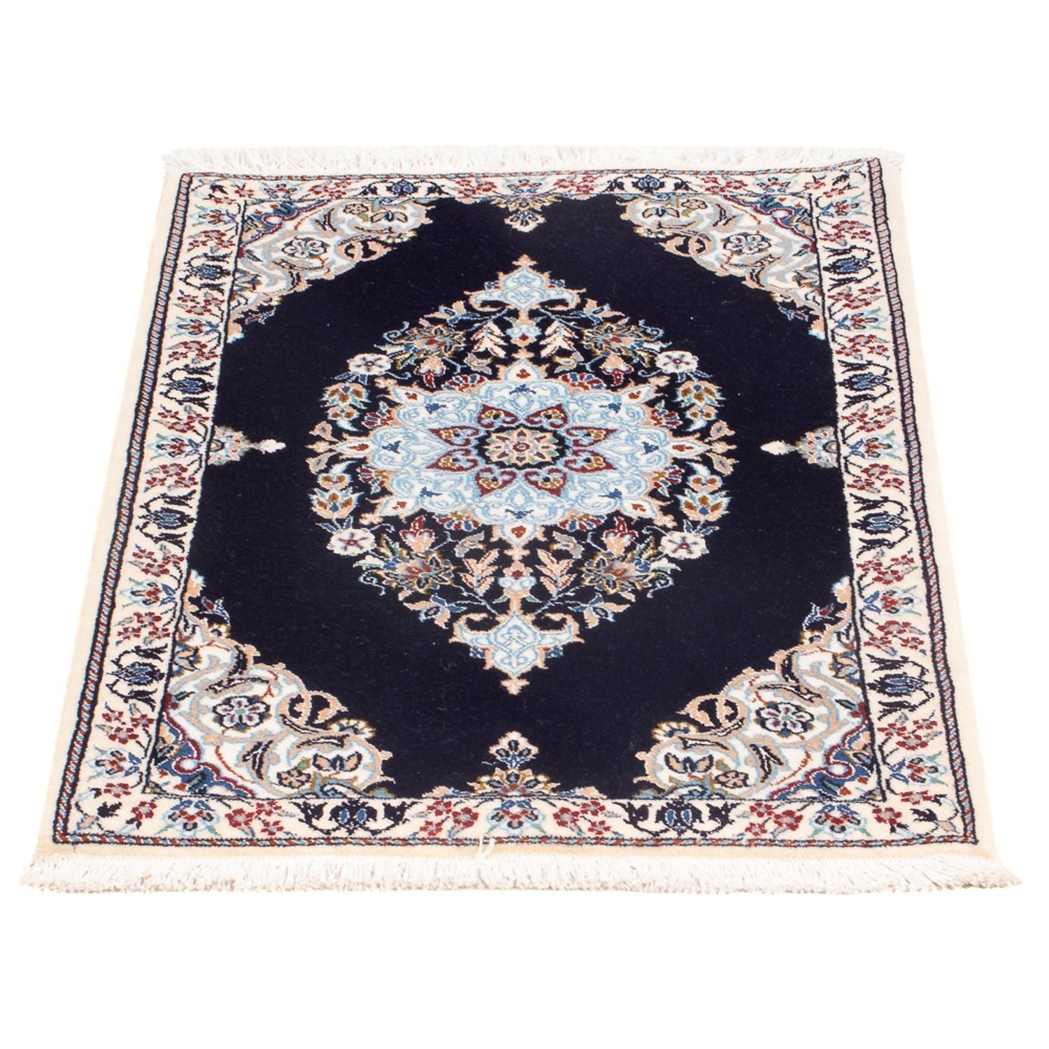 Perserteppich - Nain - Premium - 75 x 50 cm - hellblau