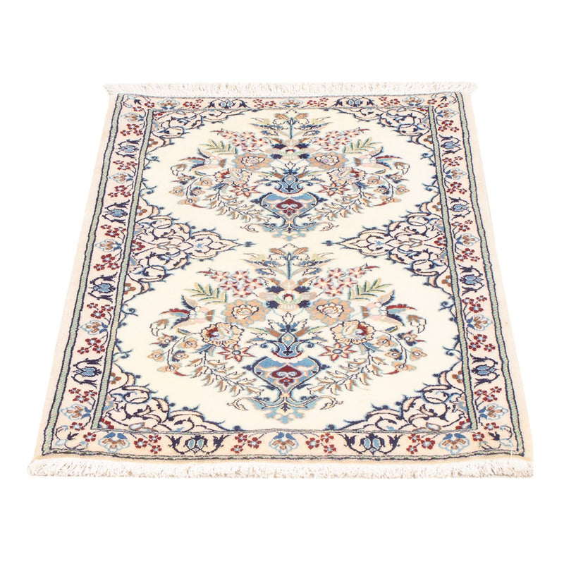 Perserteppich - Nain - Premium - 80 x 50 cm - creme