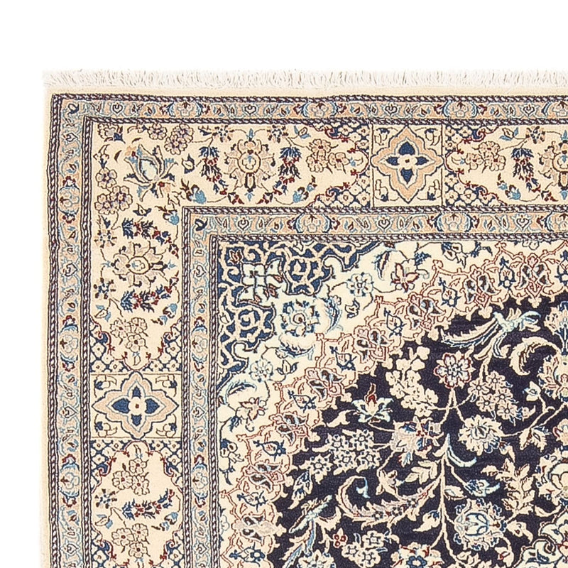 Perserteppich - Nain - Premium - 195 x 130 cm - dunkelblau