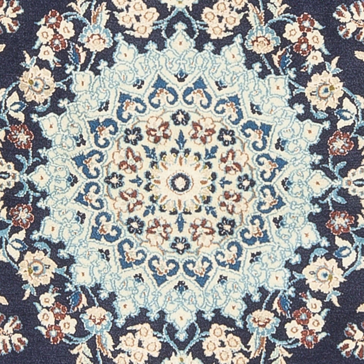 Perserteppich - Nain - Premium - 150 x 102 cm - dunkelblau