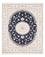 Perserteppich - Nain - Premium - 198 x 132 cm - dunkelblau