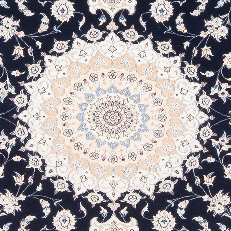 Perserteppich - Nain - Premium - 198 x 132 cm - dunkelblau