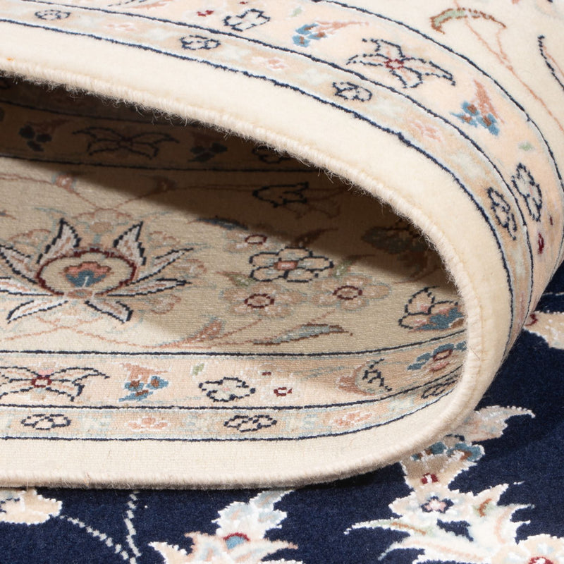 Perserteppich - Nain - Premium - 198 x 132 cm - dunkelblau