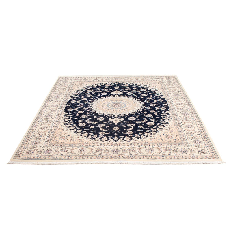 Perserteppich - Nain - Premium - 198 x 132 cm - dunkelblau