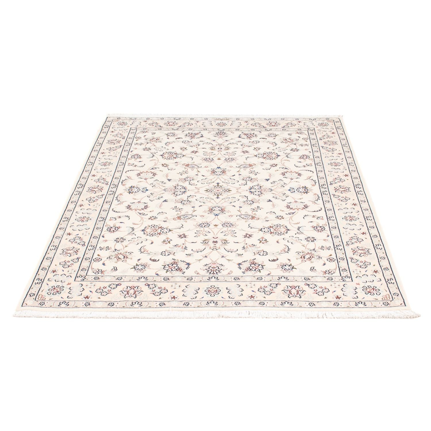 Perserteppich - Nain - Premium - 164 x 110 cm - creme
