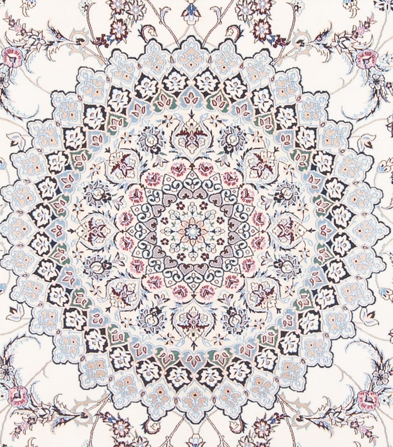 Perserteppich - Nain - Premium - 260 x 257 cm - creme