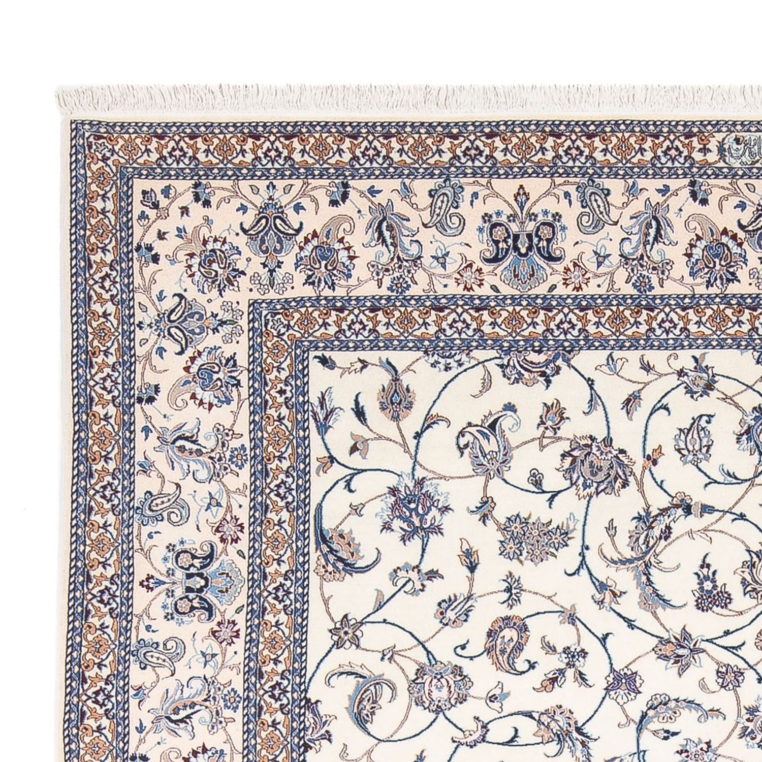 Perserteppich - Nain - Premium - 305 x 204 cm - creme