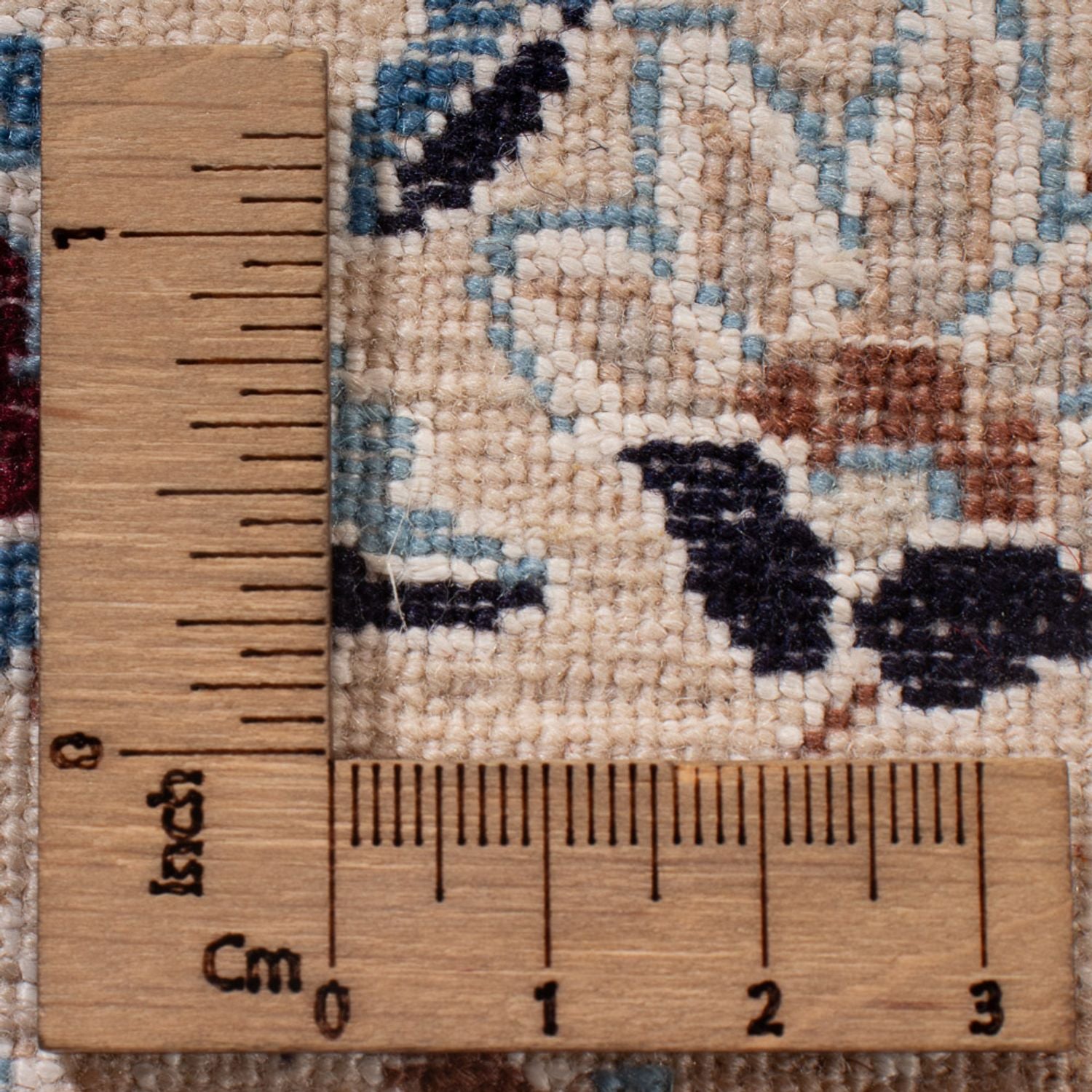 Perserteppich - Nain - Premium - 302 x 200 cm - dunkelblau