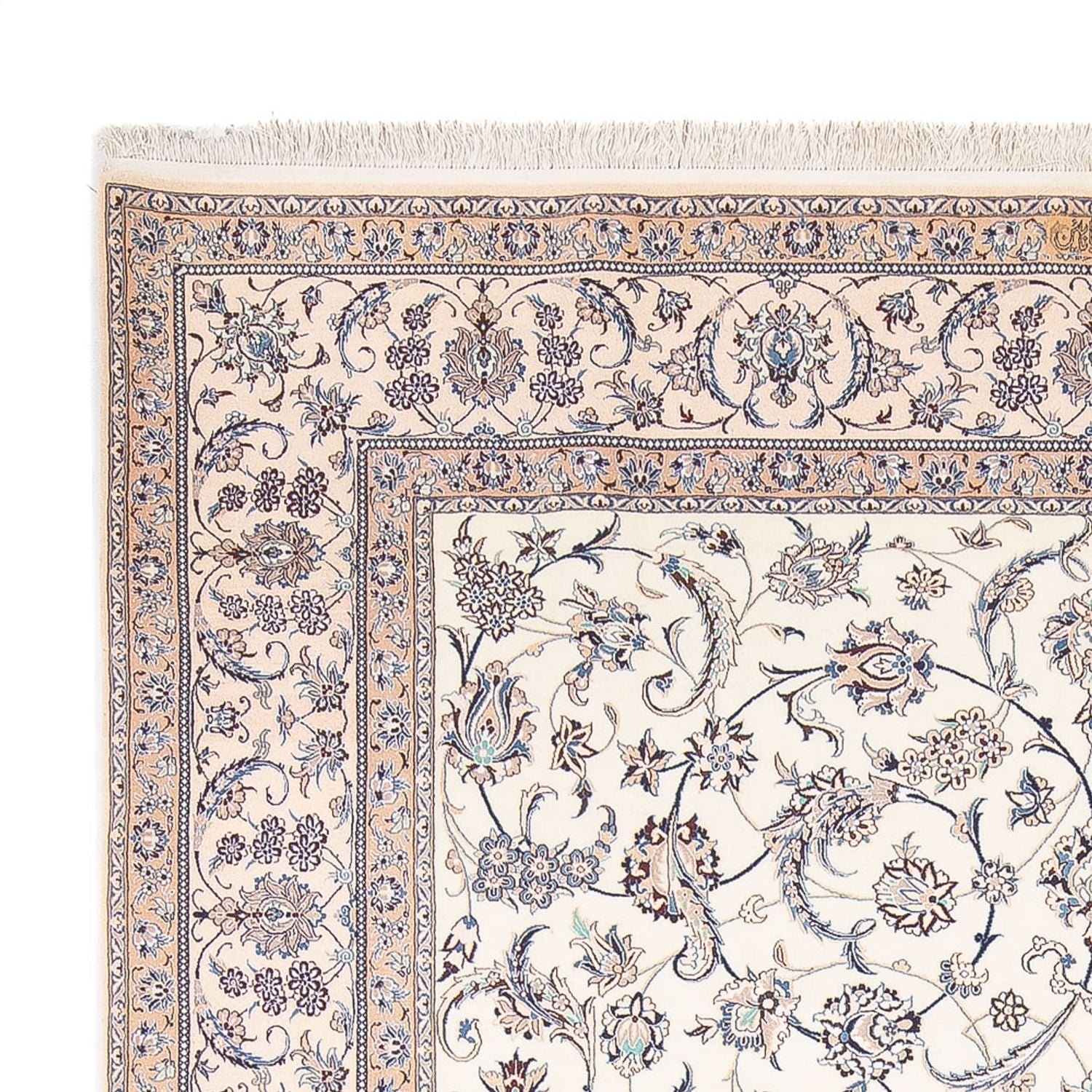 Perserteppich - Nain - Premium - 310 x 213 cm - creme