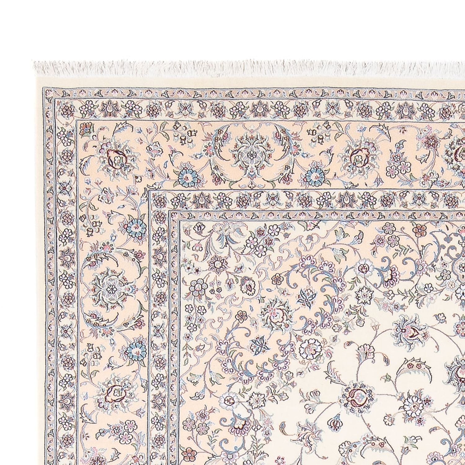 Perserteppich - Nain - Premium - 302 x 200 cm - creme