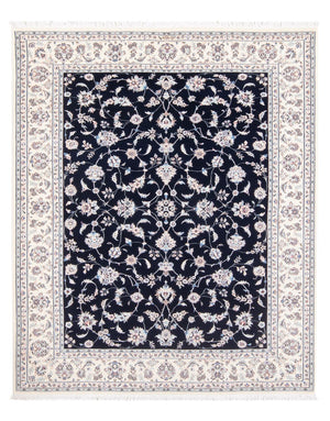 Perserteppich - Nain - Premium - 203 x 151 cm - dunkelblau