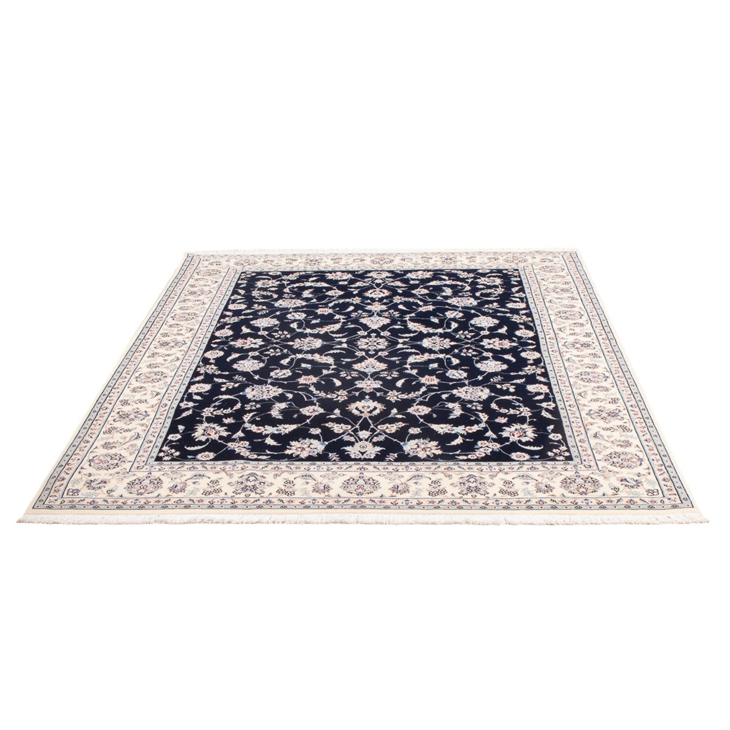 Perserteppich - Nain - Premium - 203 x 151 cm - dunkelblau