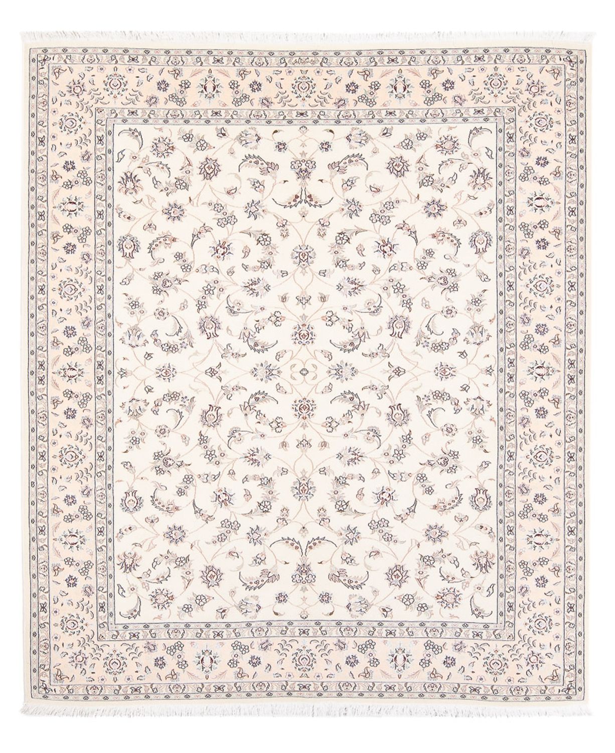 Perserteppich - Nain - Premium - 198 x 150 cm - creme