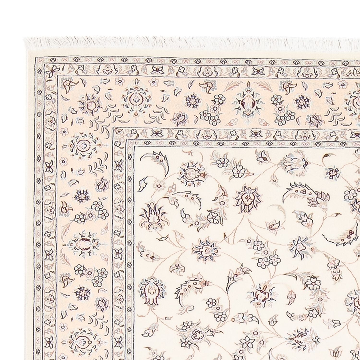 Perserteppich - Nain - Premium - 198 x 150 cm - creme