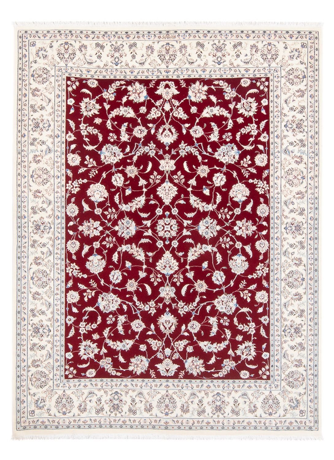 Perserteppich - Nain - Premium - 195 x 155 cm - rot