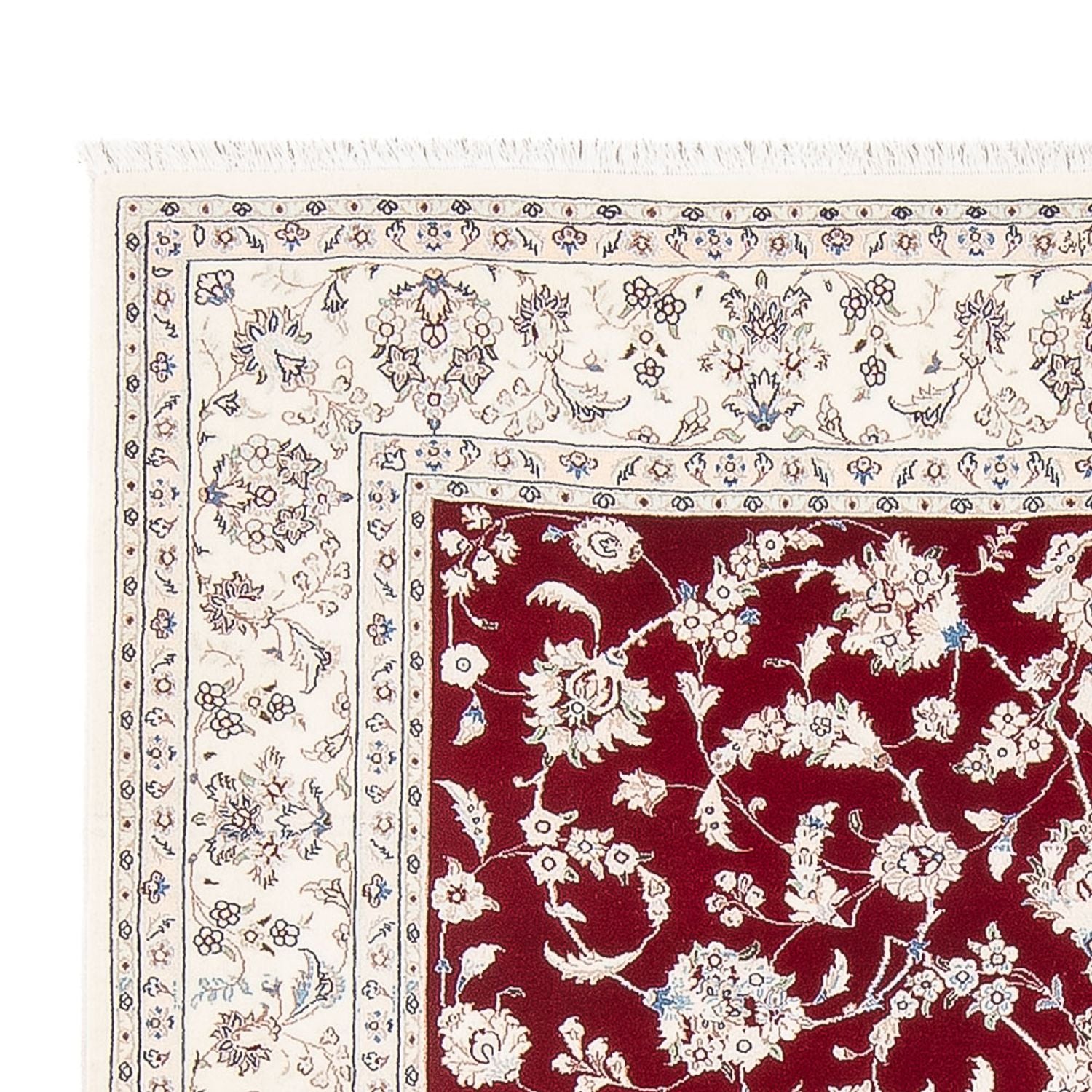 Perserteppich - Nain - Premium - 195 x 155 cm - rot
