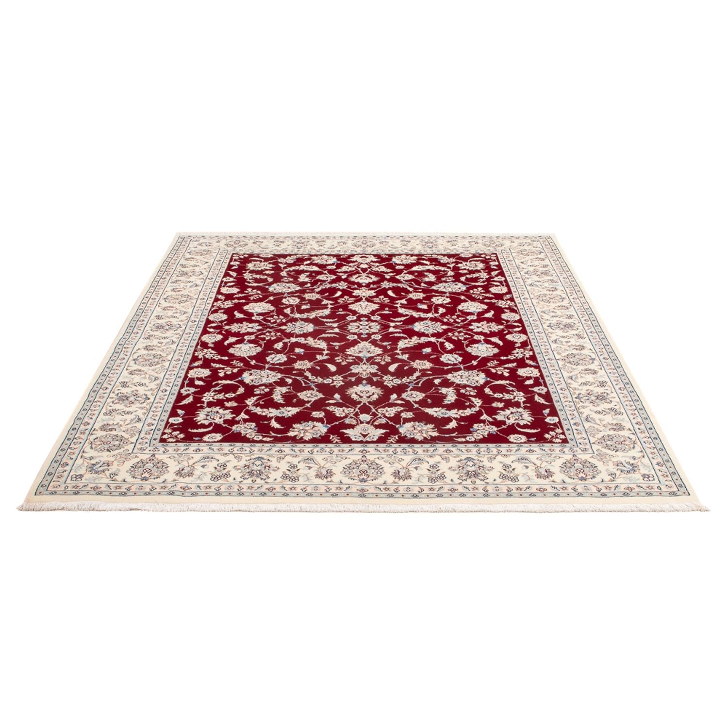 Perserteppich - Nain - Premium - 195 x 155 cm - rot