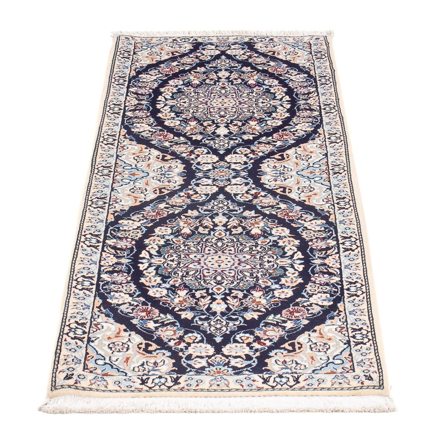 Läufer Perser - Nain - Premium - 150 x 50 cm - dunkelblau