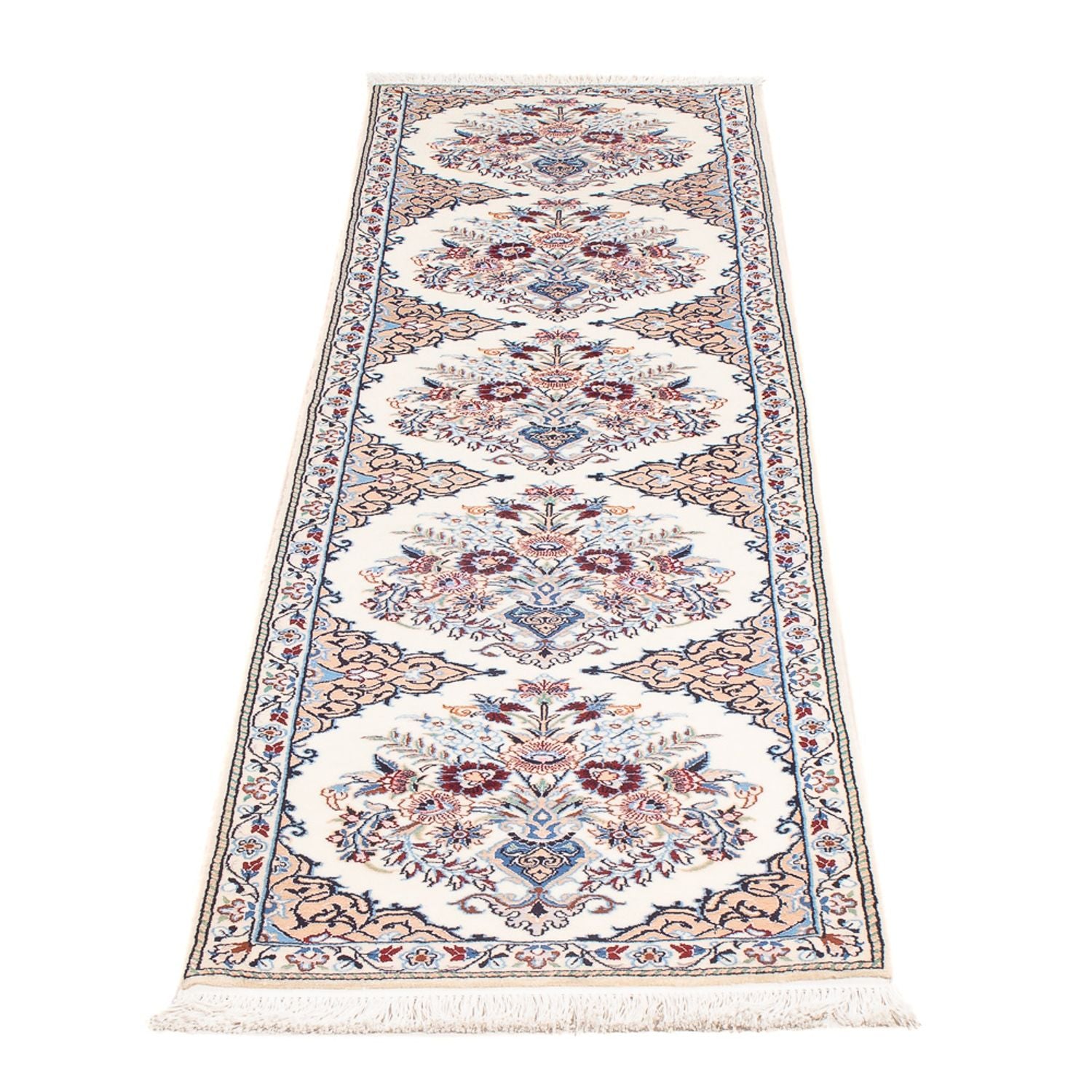 Läufer Perser - Nain - Premium - 204 x 50 cm - creme
