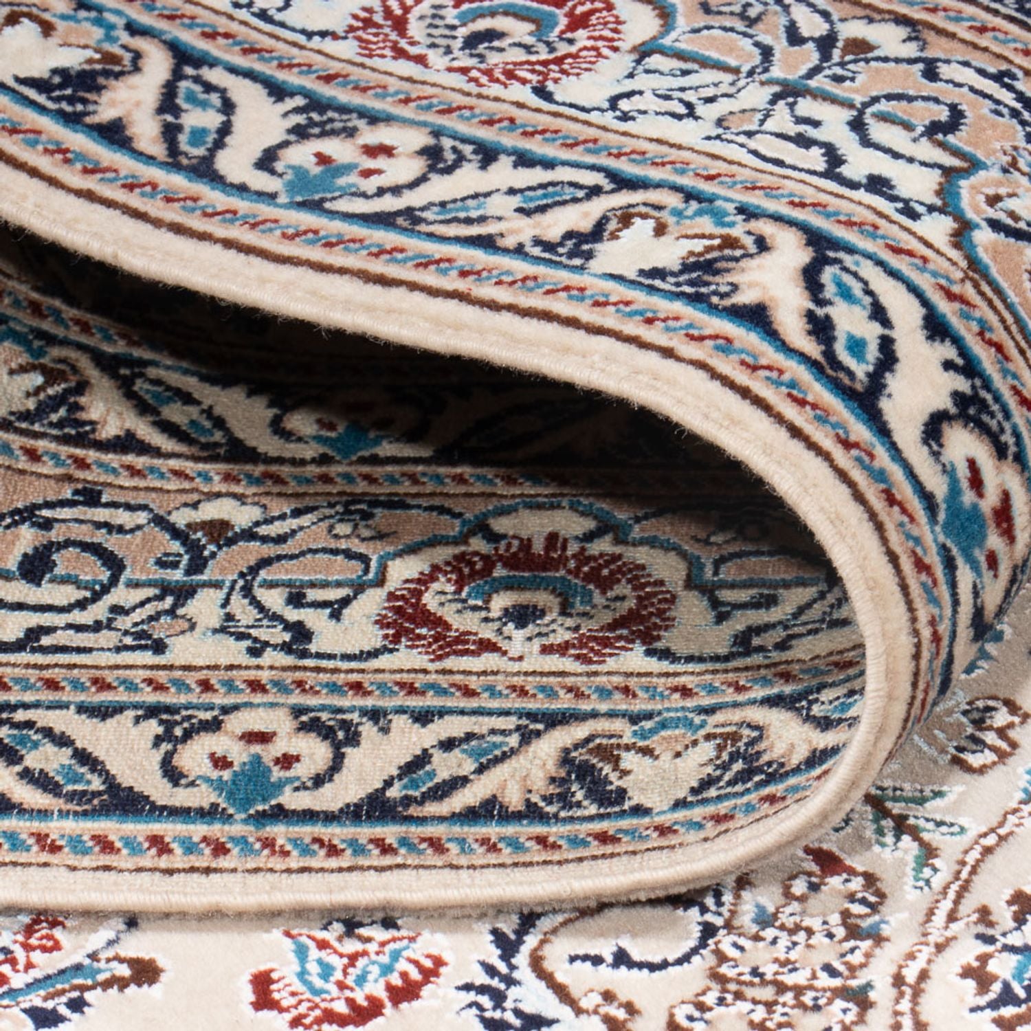 Läufer Perser - Nain - Premium - 315 x 91 cm - grau
