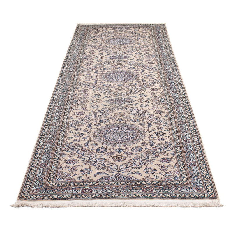 Läufer Perser - Nain - Premium - 315 x 91 cm - grau