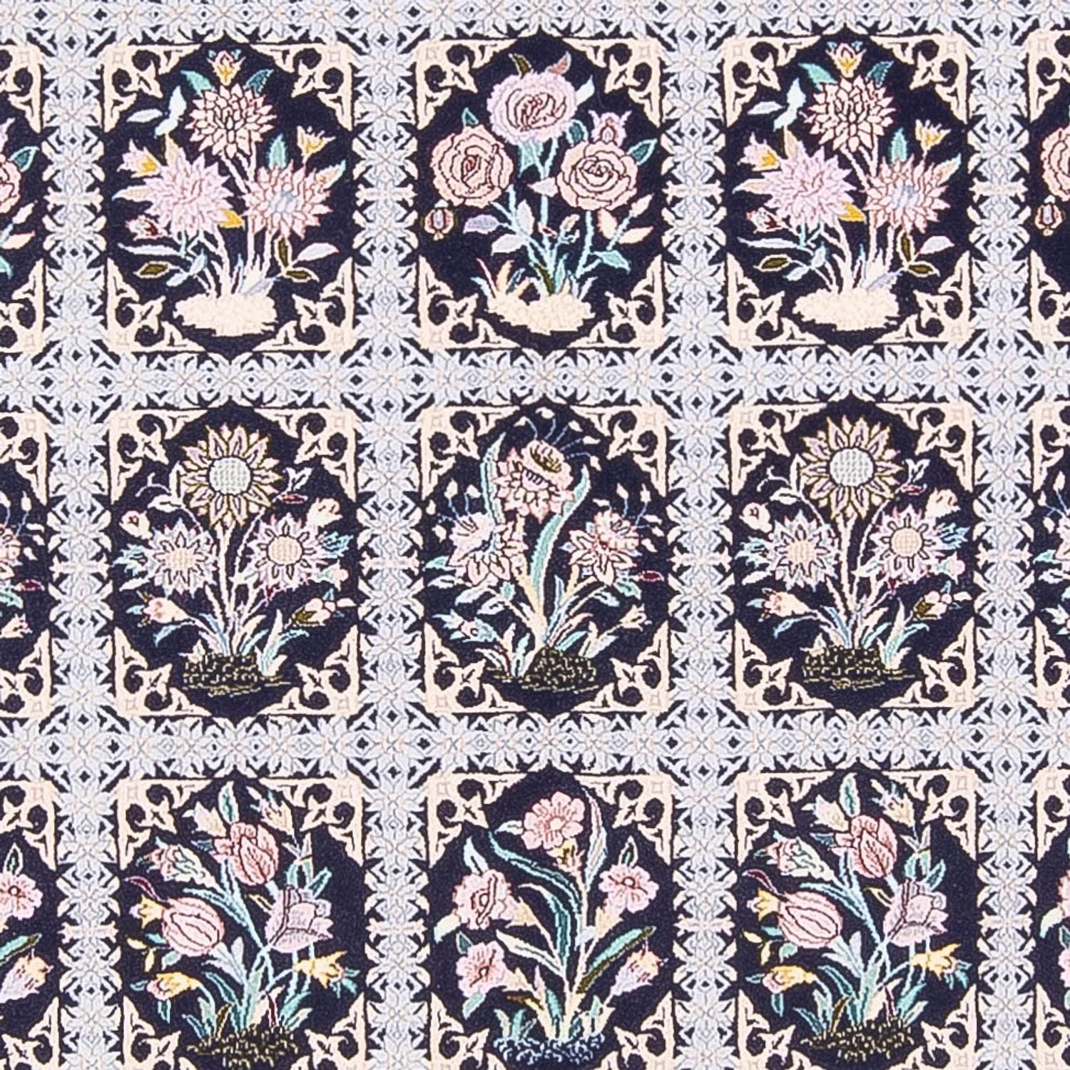 Perserteppich - Nain - Premium - 220 x 148 cm - dunkelblau