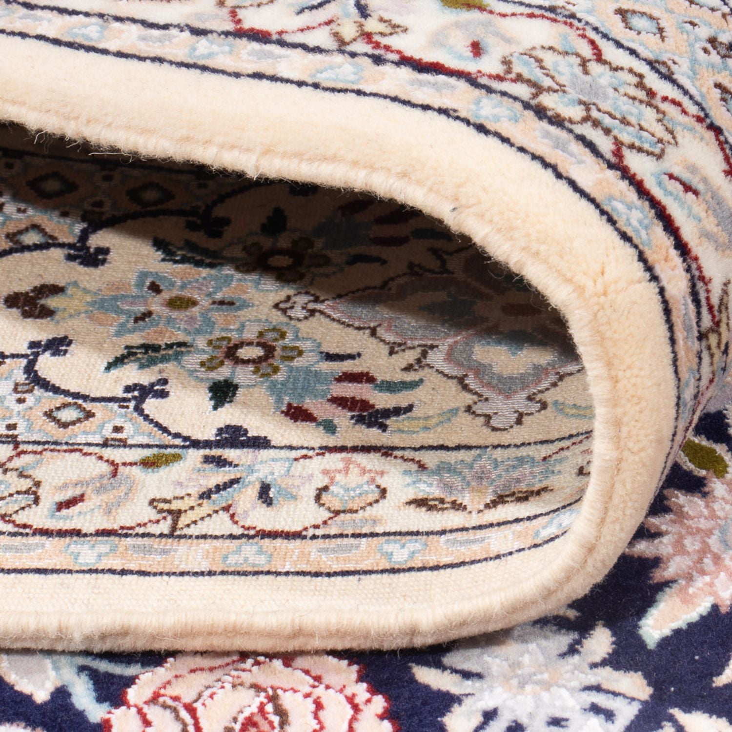Perserteppich - Nain - Premium - 220 x 148 cm - dunkelblau