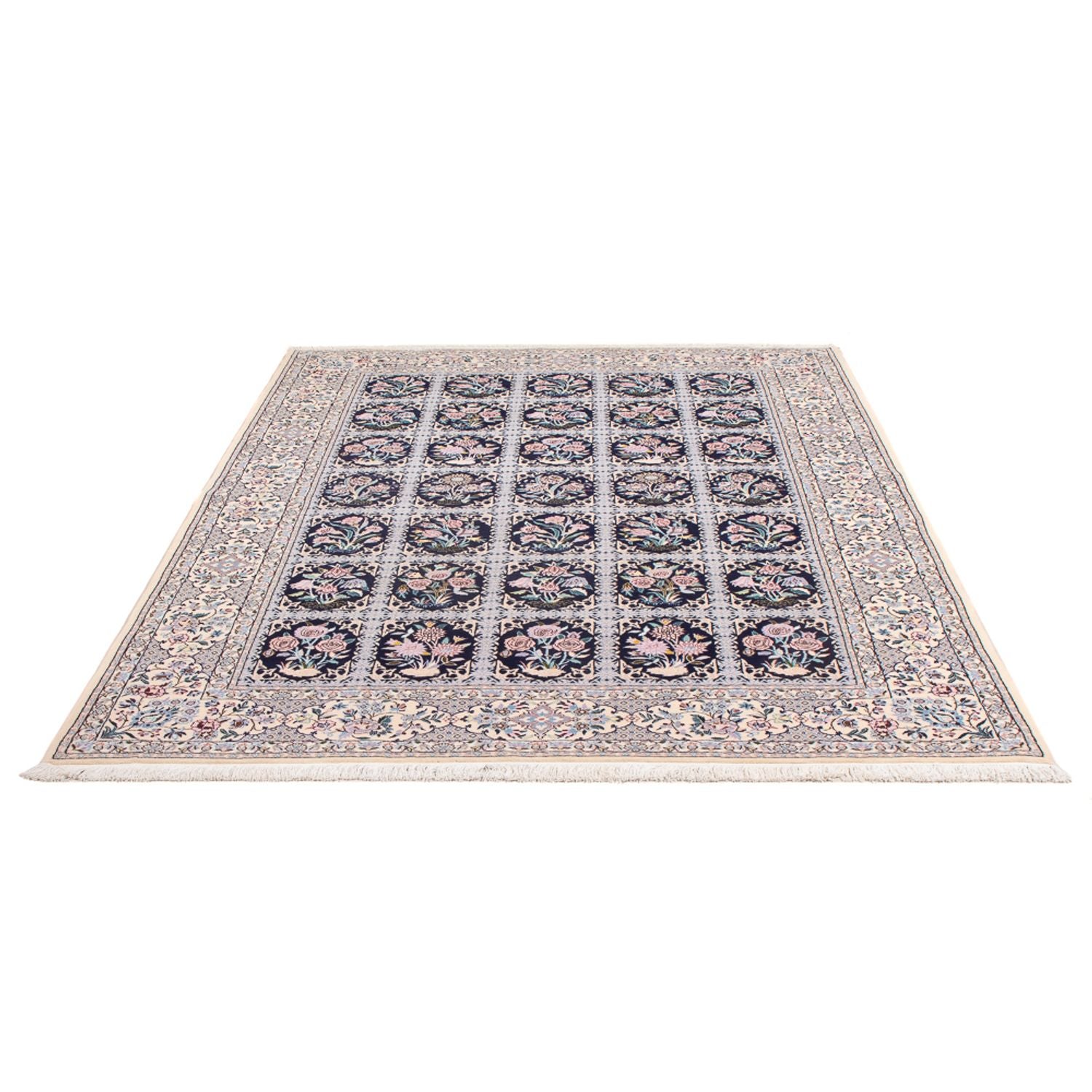 Perserteppich - Nain - Premium - 220 x 148 cm - dunkelblau