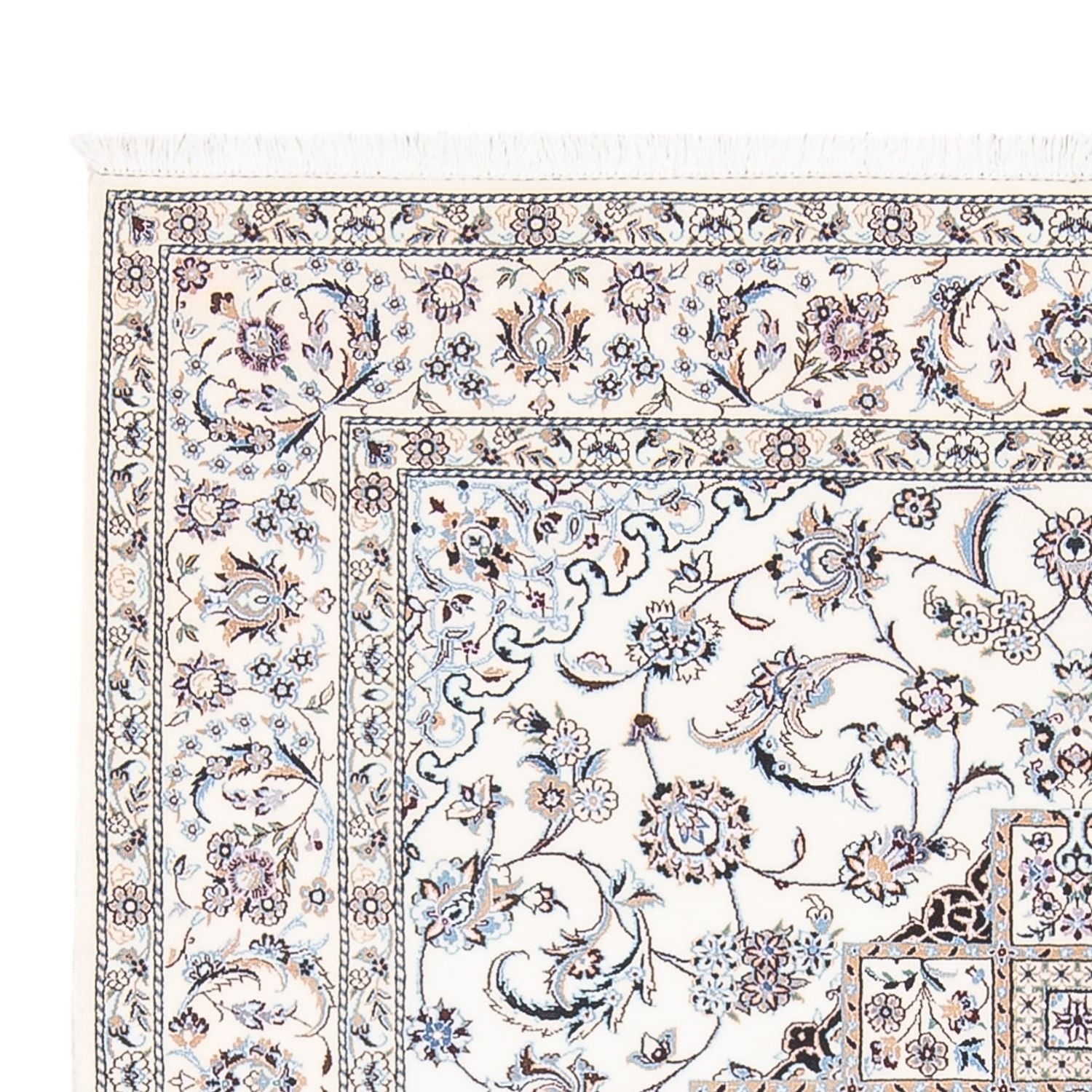 Perserteppich - Nain - Premium - 230 x 152 cm - creme
