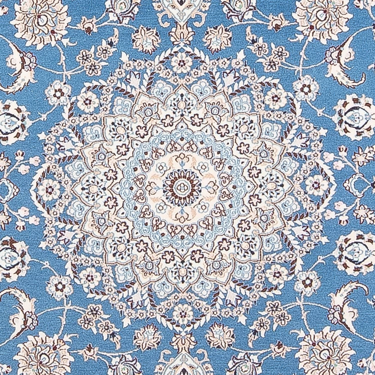 Perserteppich - Nain - Premium - 198 x 131 cm - blau