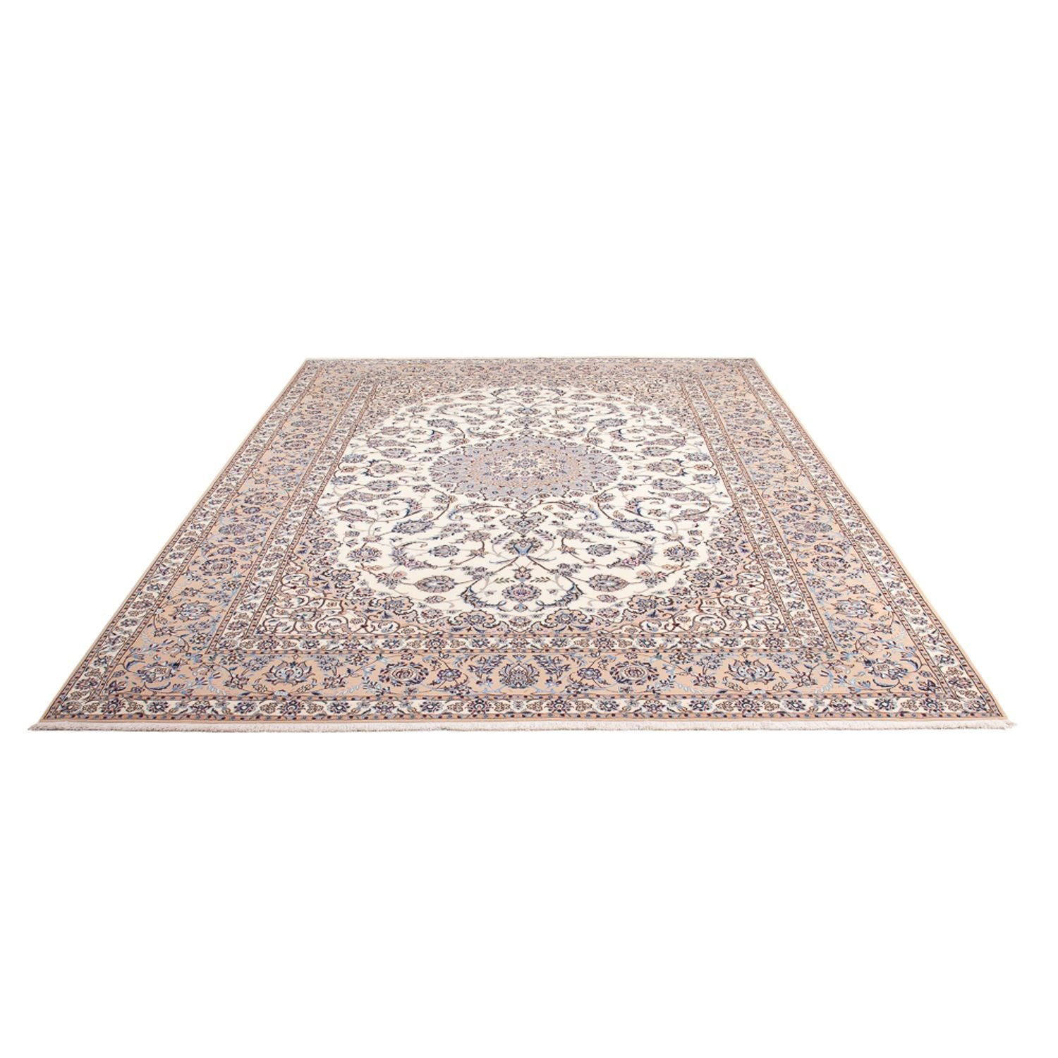 Perserteppich - Nain - Premium - 308 x 210 cm - creme