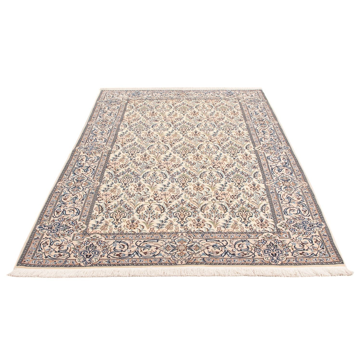 Perserteppich - Nain - Premium - 214 x 135 cm - creme