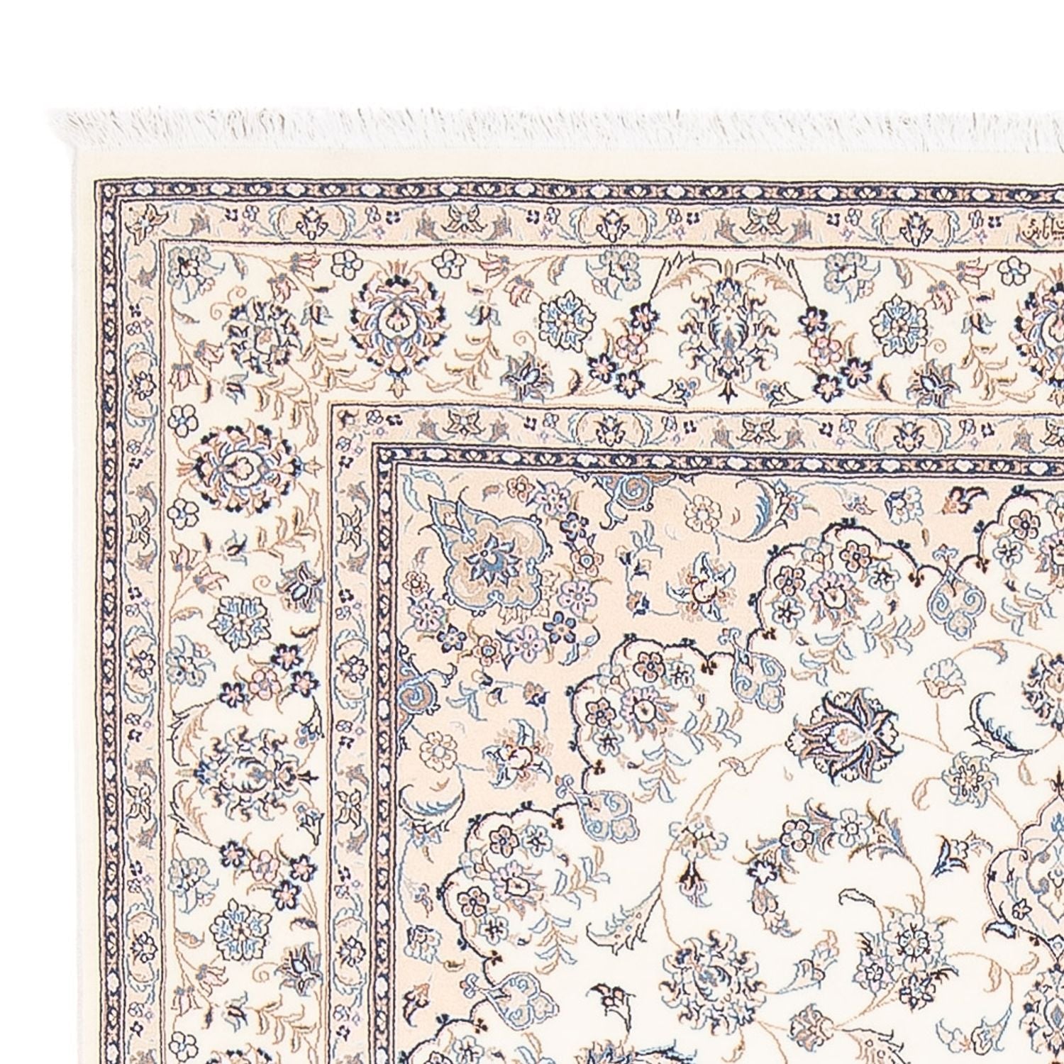 Perserteppich - Nain - Premium - 205 x 150 cm - creme