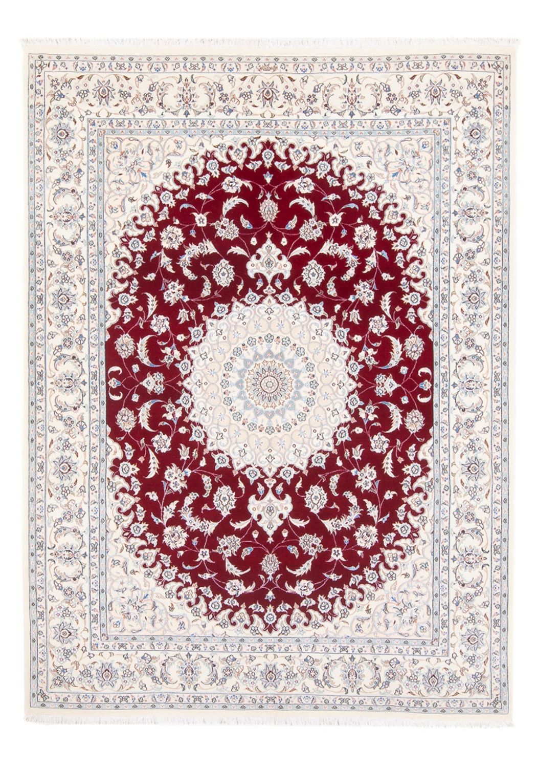 Perserteppich - Nain - Premium - 206 x 151 cm - rot