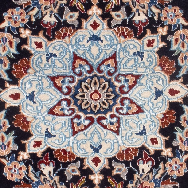 Perserteppich - Nain - Premium - 75 x 50 cm - dunkelblau