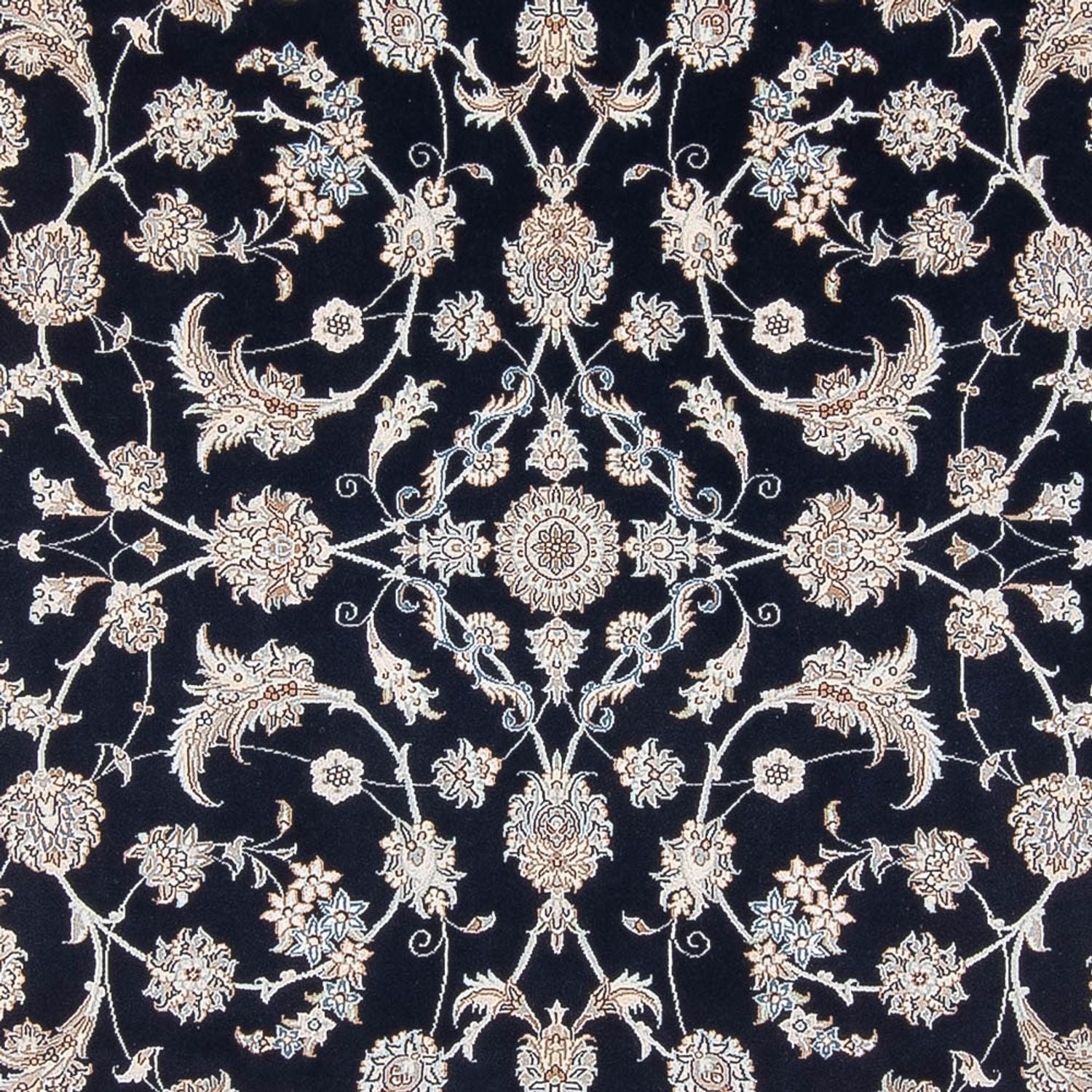 Perserteppich - Nain - 297 x 200 cm - dunkelblau
