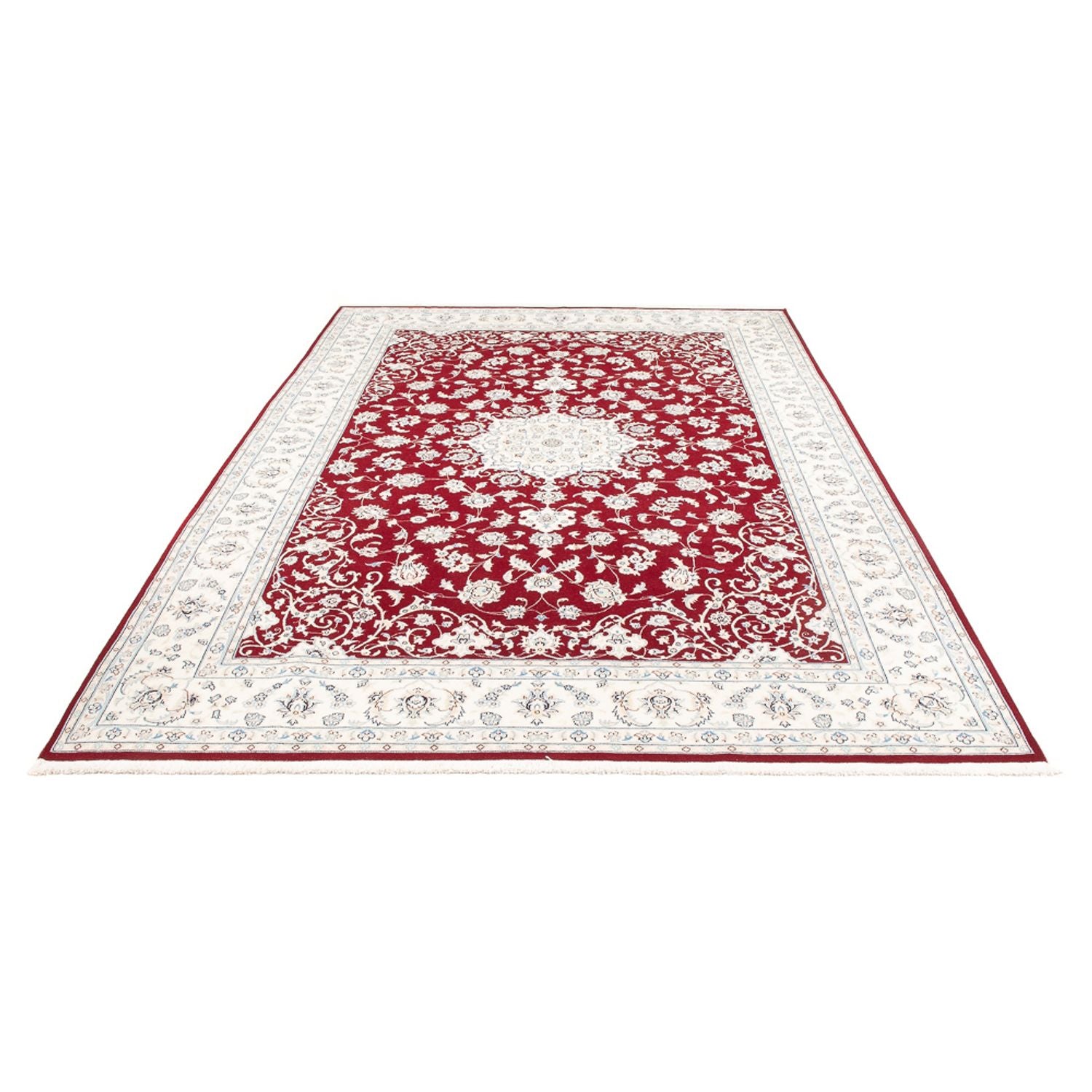 Perserteppich - Nain - 300 x 198 cm - rot