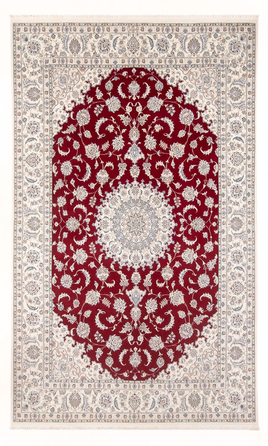 Perserteppich - Nain - 298 x 196 cm - rot