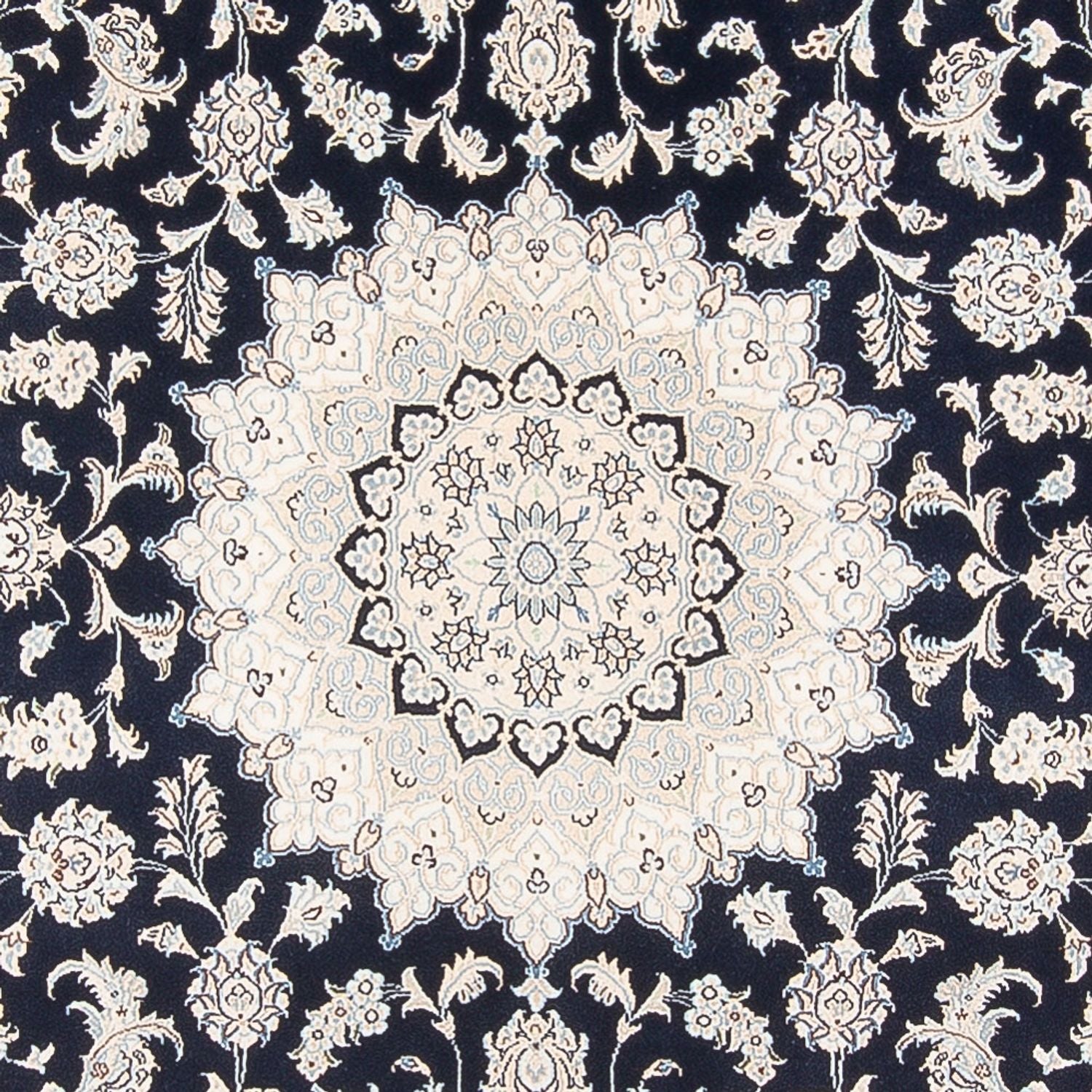 Perserteppich - Nain - 296 x 198 cm - dunkelblau