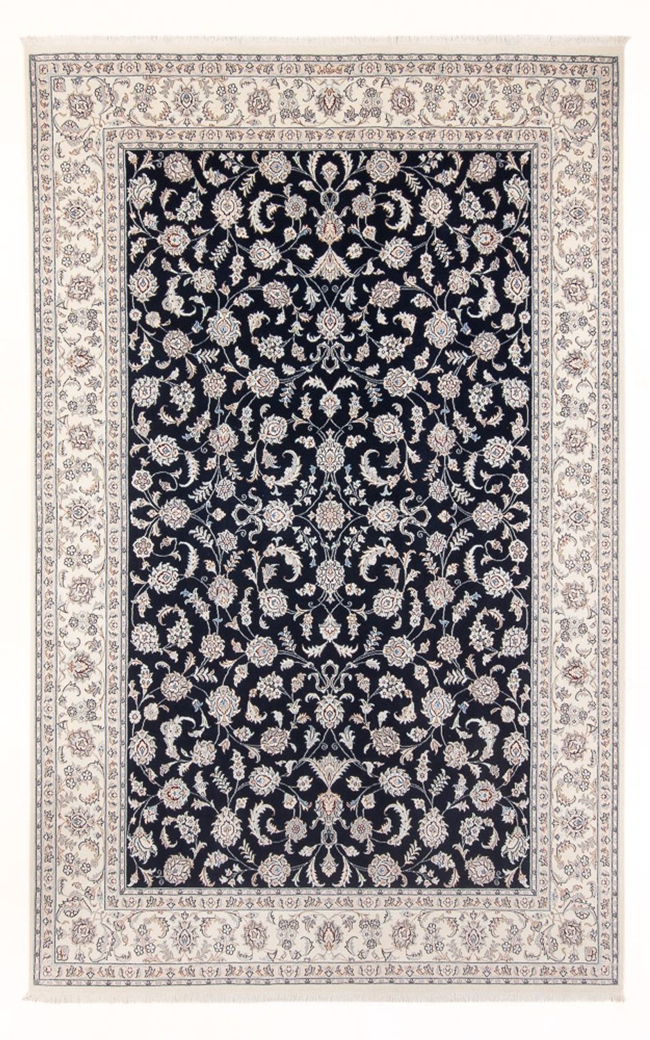 Perserteppich - Nain - Premium - 295 x 197 cm - dunkelblau