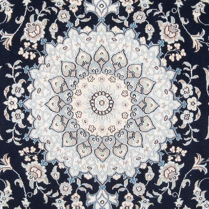 Perserteppich - Nain - Premium - 196 x 150 cm - dunkelblau