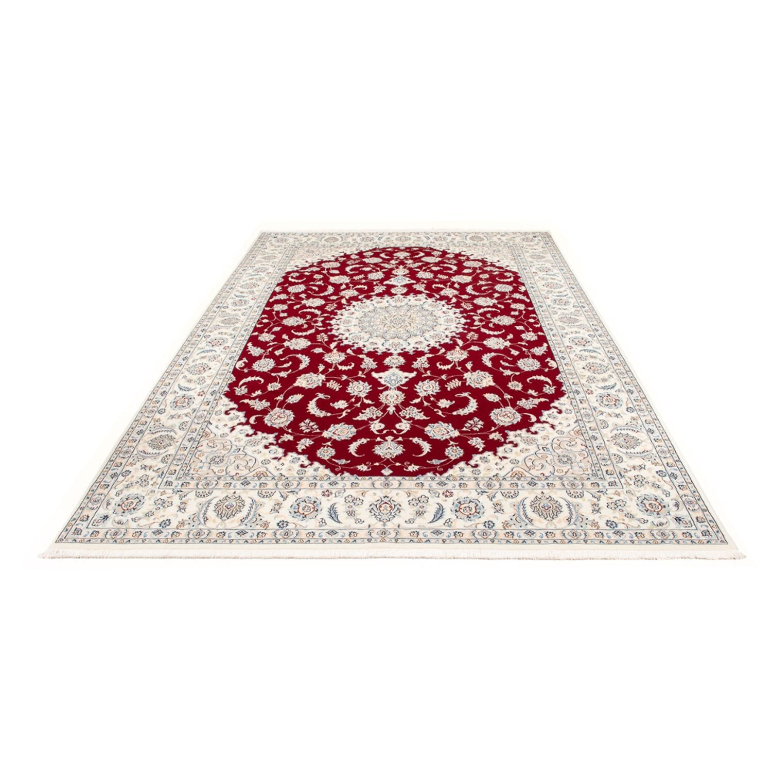 Perserteppich - Nain - Premium - 308 x 196 cm - rot