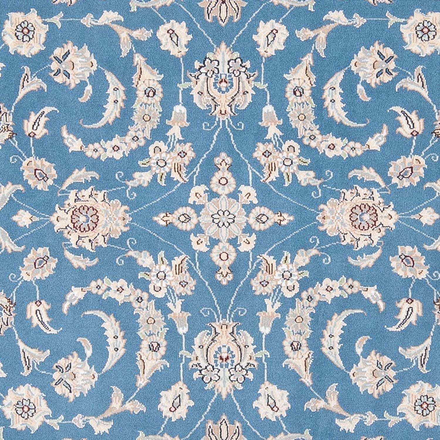 Perserteppich - Nain - Premium - 198 x 152 cm - blau