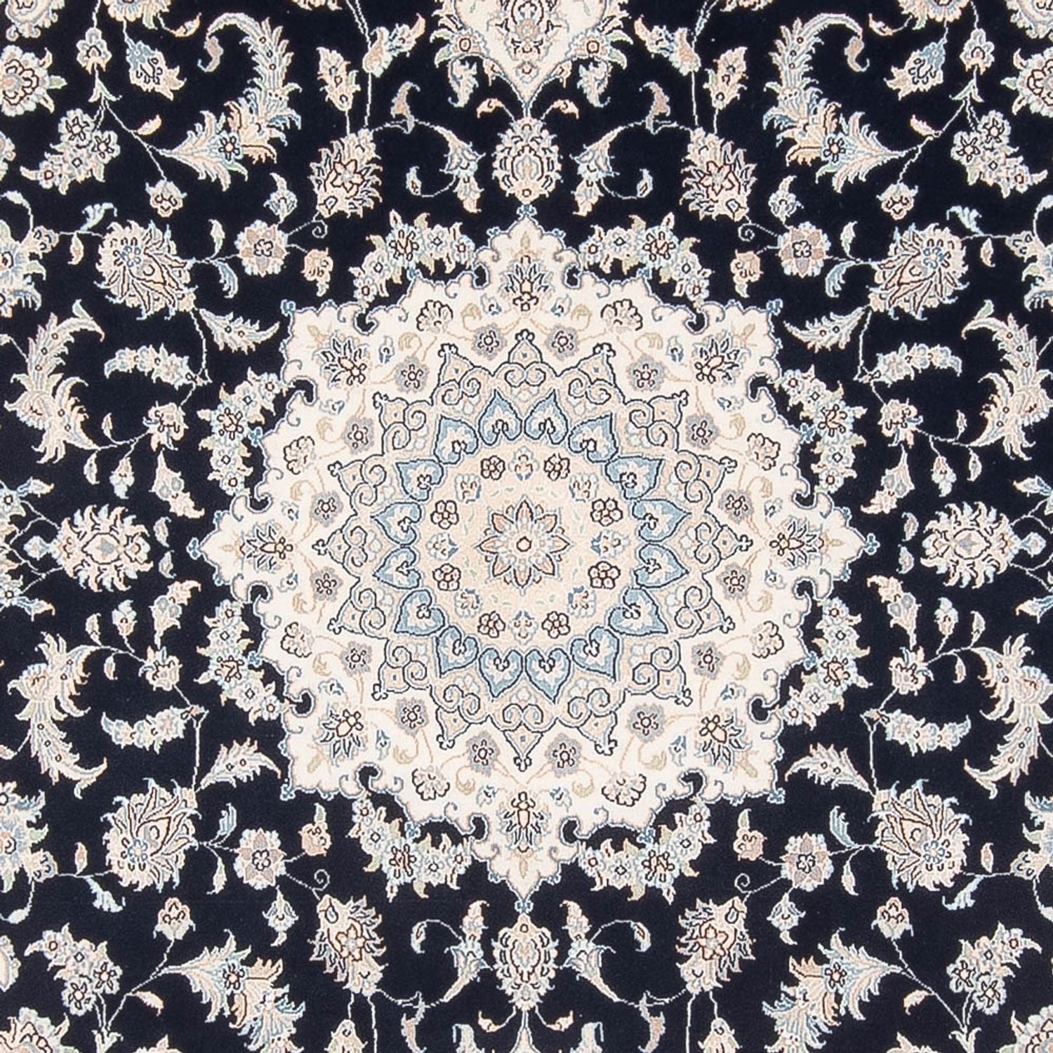 Perserteppich - Nain - Premium - 303 x 200 cm - dunkelblau