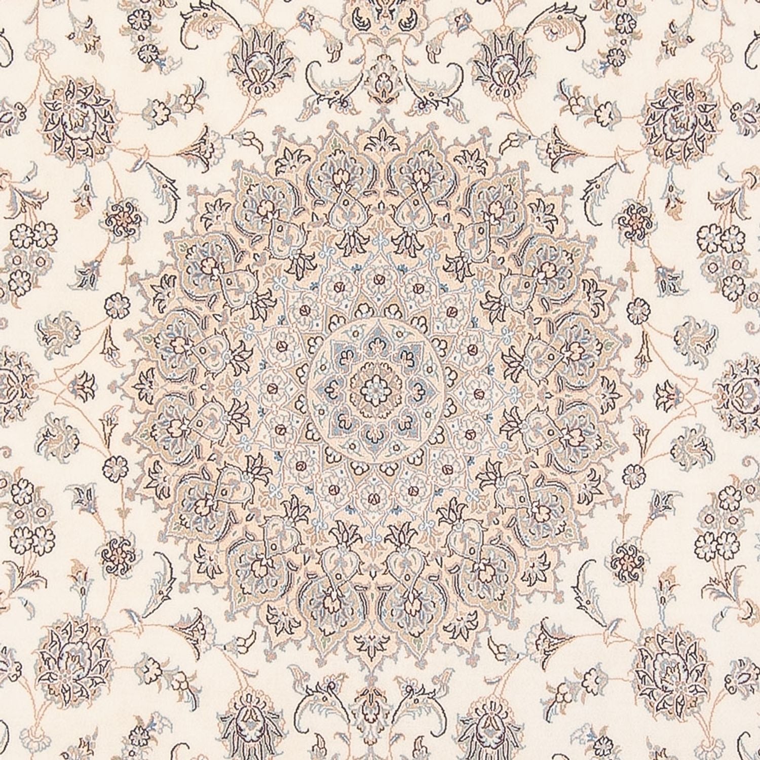 Perserteppich - Nain - Premium - 270 x 251 cm - creme
