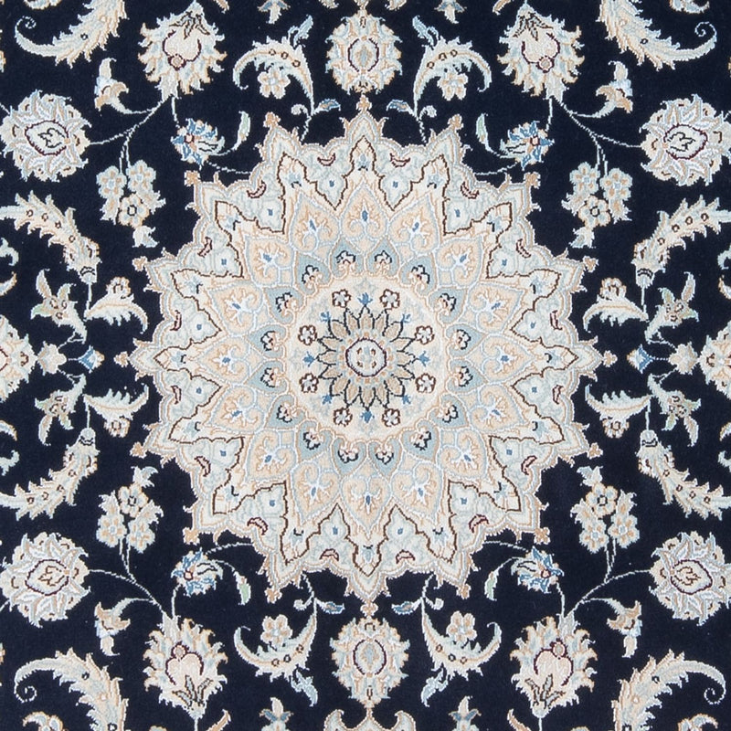 Perserteppich - Nain - Premium - 207 x 146 cm - dunkelblau