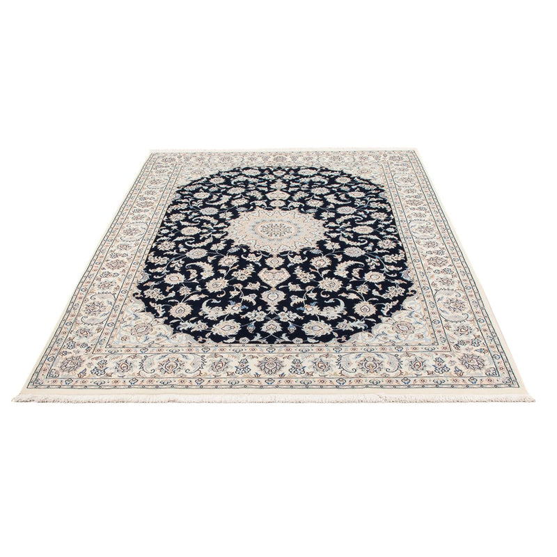 Perserteppich - Nain - Premium - 207 x 146 cm - dunkelblau