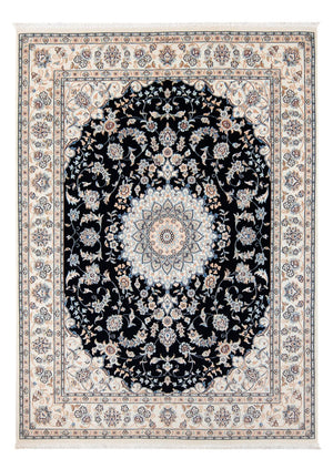 Perserteppich - Nain - Premium - 204 x 149 cm - dunkelblau
