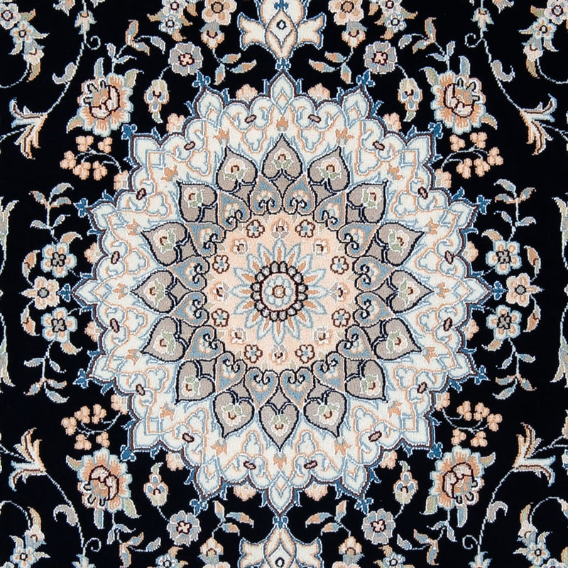 Perserteppich - Nain - Premium - 204 x 149 cm - dunkelblau