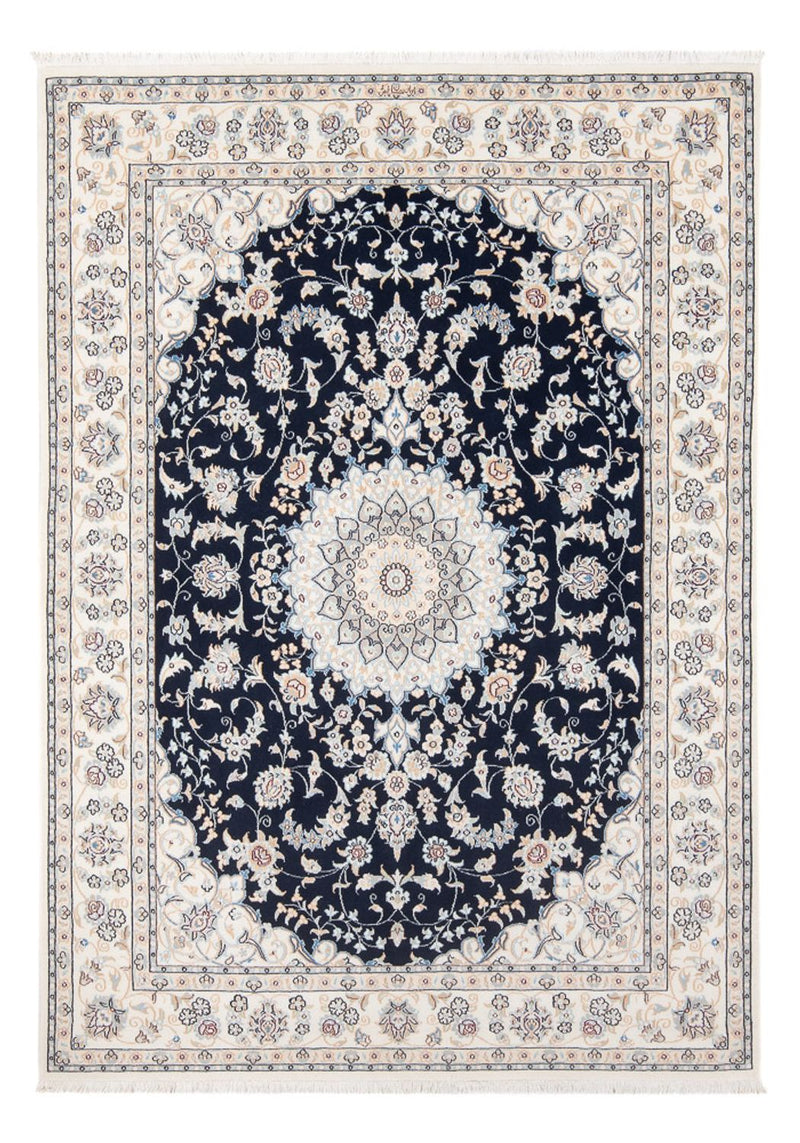 Perserteppich - Nain - Premium - 203 x 149 cm - dunkelblau